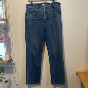 LOFT Medium Wash The 90's Straight Jeans Size 30 / 10 Tall